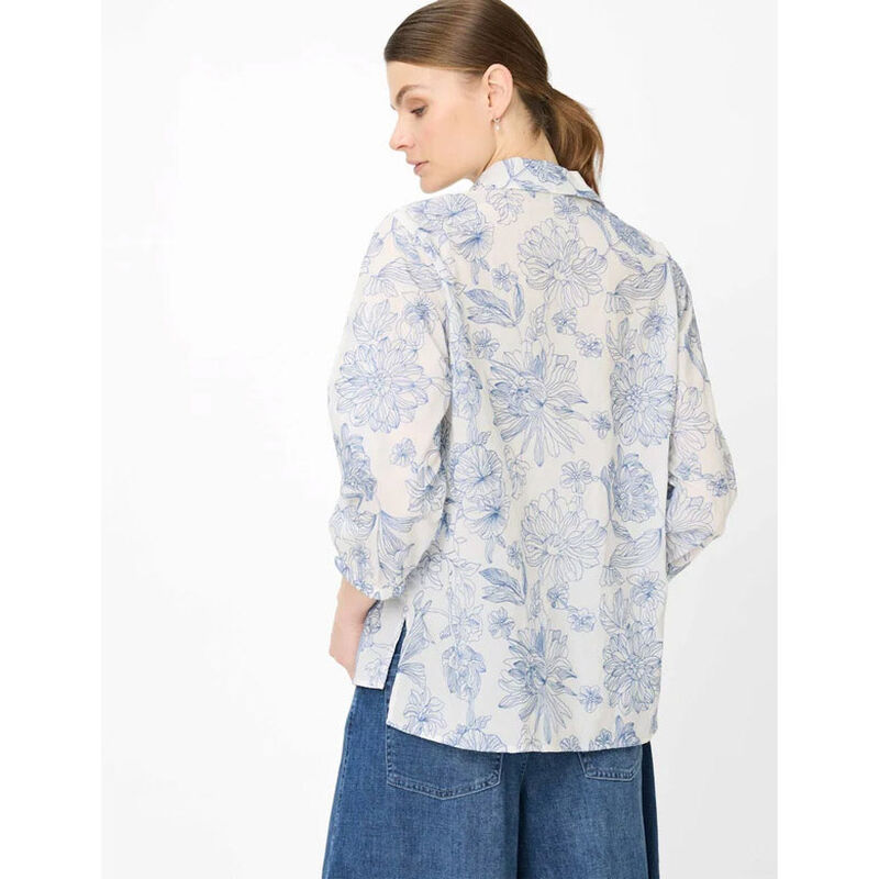 Brax Vicki Floral Embroidered Shirt image number 1